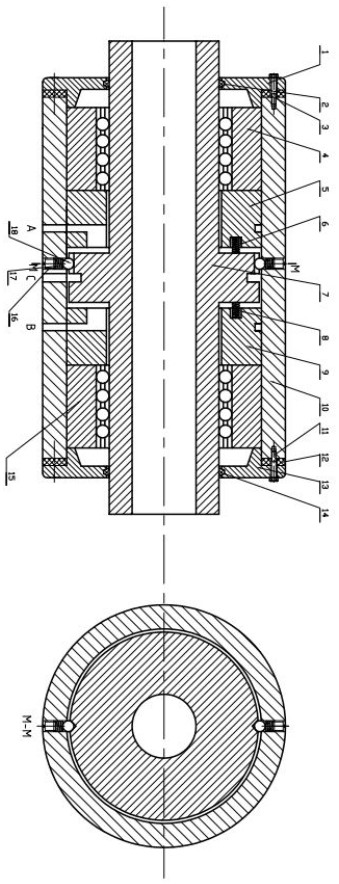 一種液壓式軸向振動(dòng)主軸
