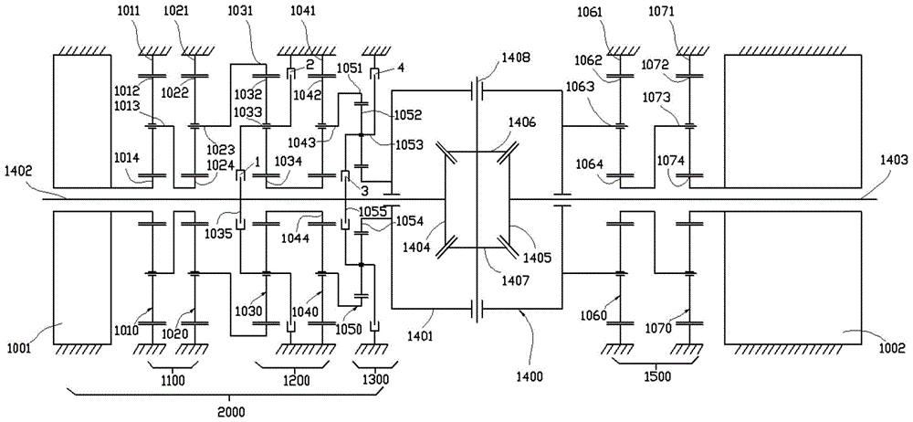 一種帶有轉矩定向分配功能的雙電機耦合驅動橋
