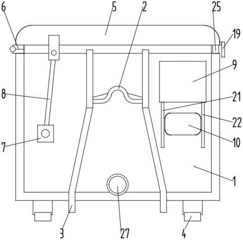 一種可移動(dòng)式垃圾收集無(wú)害化智能堆肥裝置