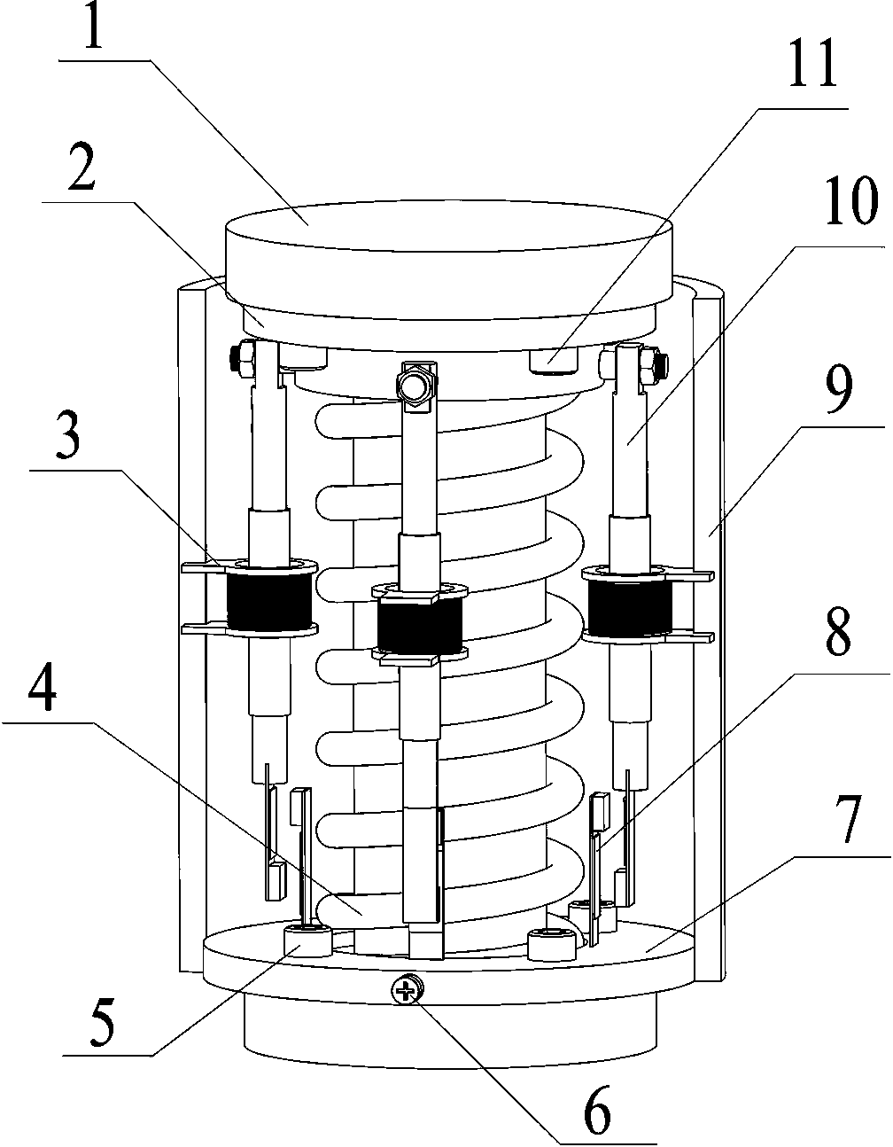 基于汽車懸架振動(dòng)的壓電-電磁復(fù)合式寬頻能量俘獲裝置