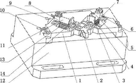 一種適于立式外圓加工的兩壓電垂直橢圓振動(dòng)切削裝置